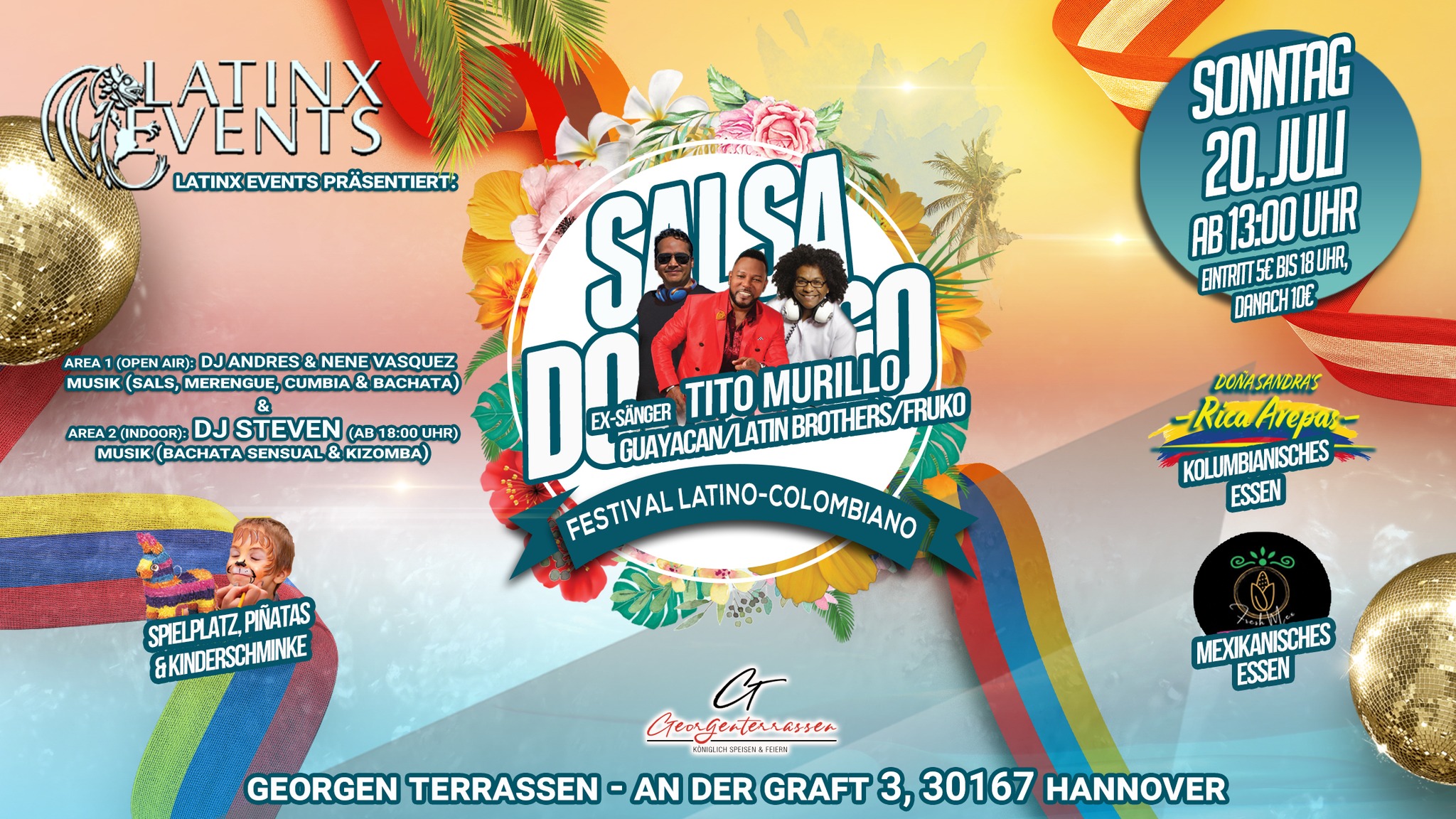 Salsa Domingo Festival Colombiano @Georgen Terrassen