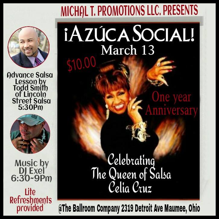 ¡Azúca Social! March 13th: One Year Anniversary!