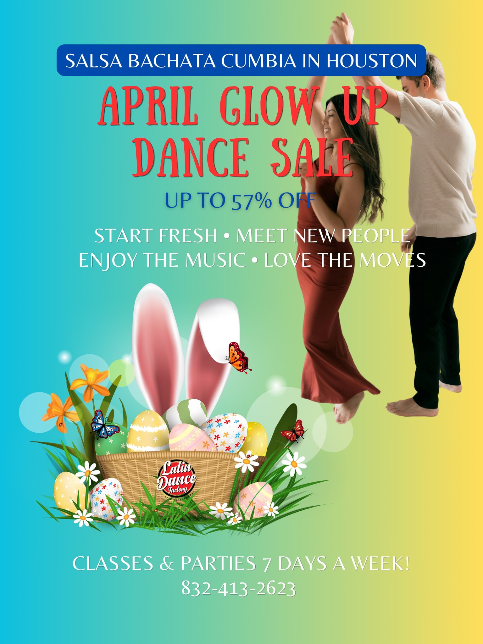 April Glow Up Dance Sale. Save Up to 57% OFF Salsa