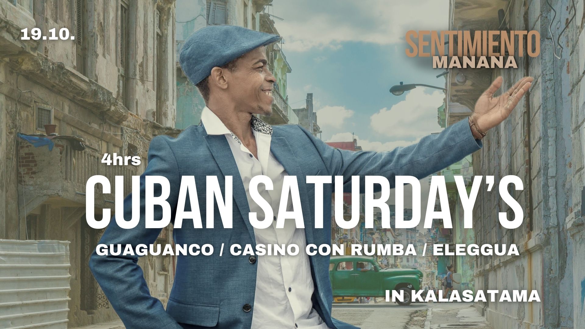 4hr Cuban Saturday's 19.10.