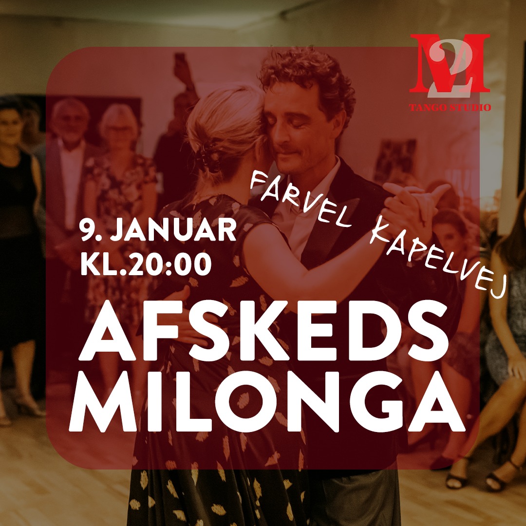 Afskedsmilonga Afdansningsbal.
