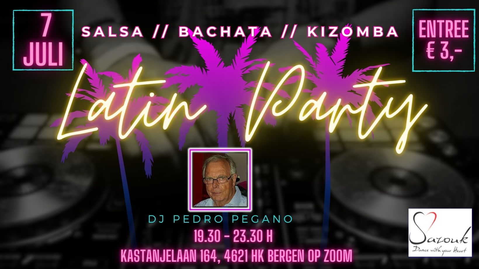 Salsa Bachata Kizomba Party Sazouk Social Dance