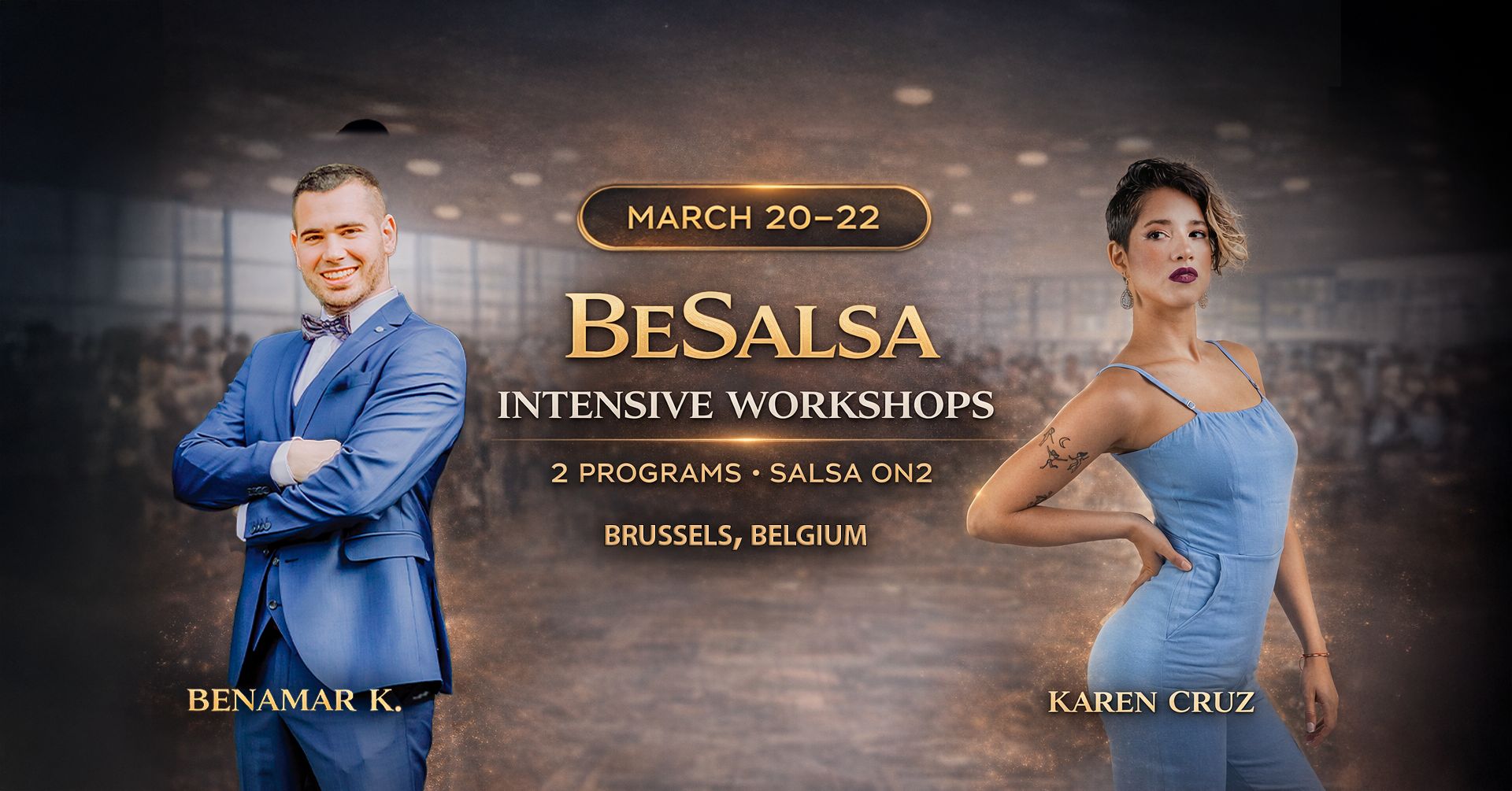BeSalsa Intensive workshops: 3 Days - 2 levels!!!