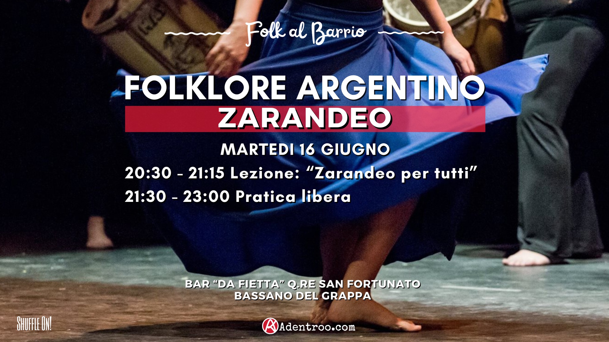 Chacarera, impariamo il Zarandeo! Lezione free al Barrio Folk!