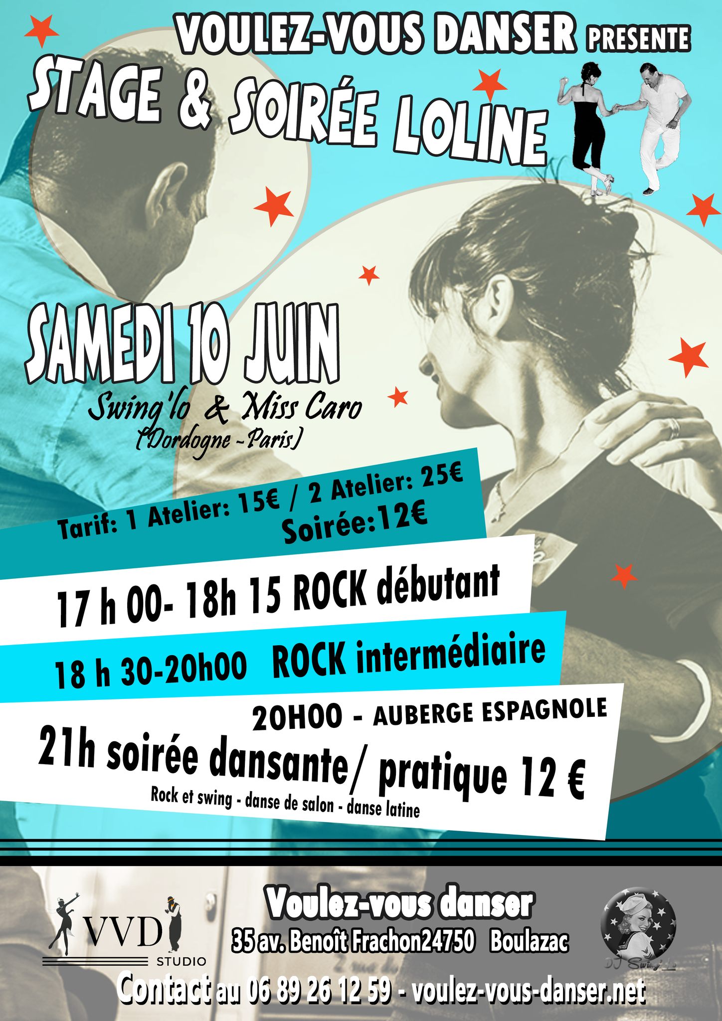 Soirée Rock'Swing + Stage l'après midi