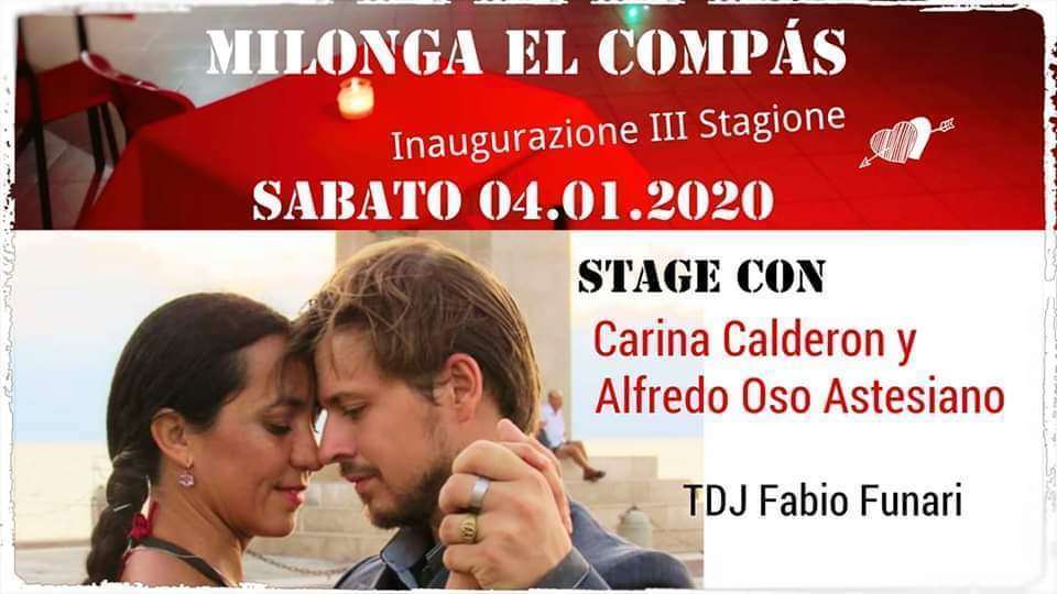 MILONGA " El Compás"+ Stage e Festa Inizio Anno