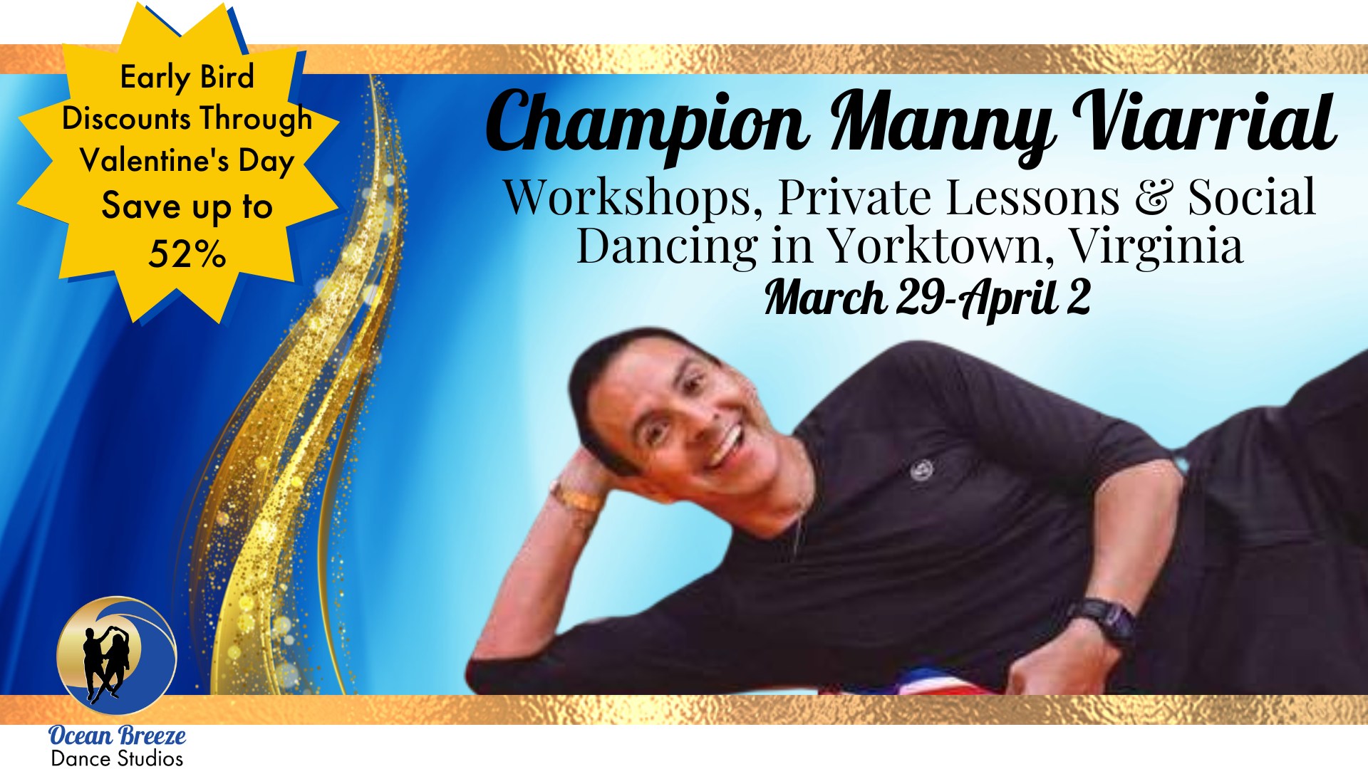 Champion Manny Viarrial West Coast Swing Workshops