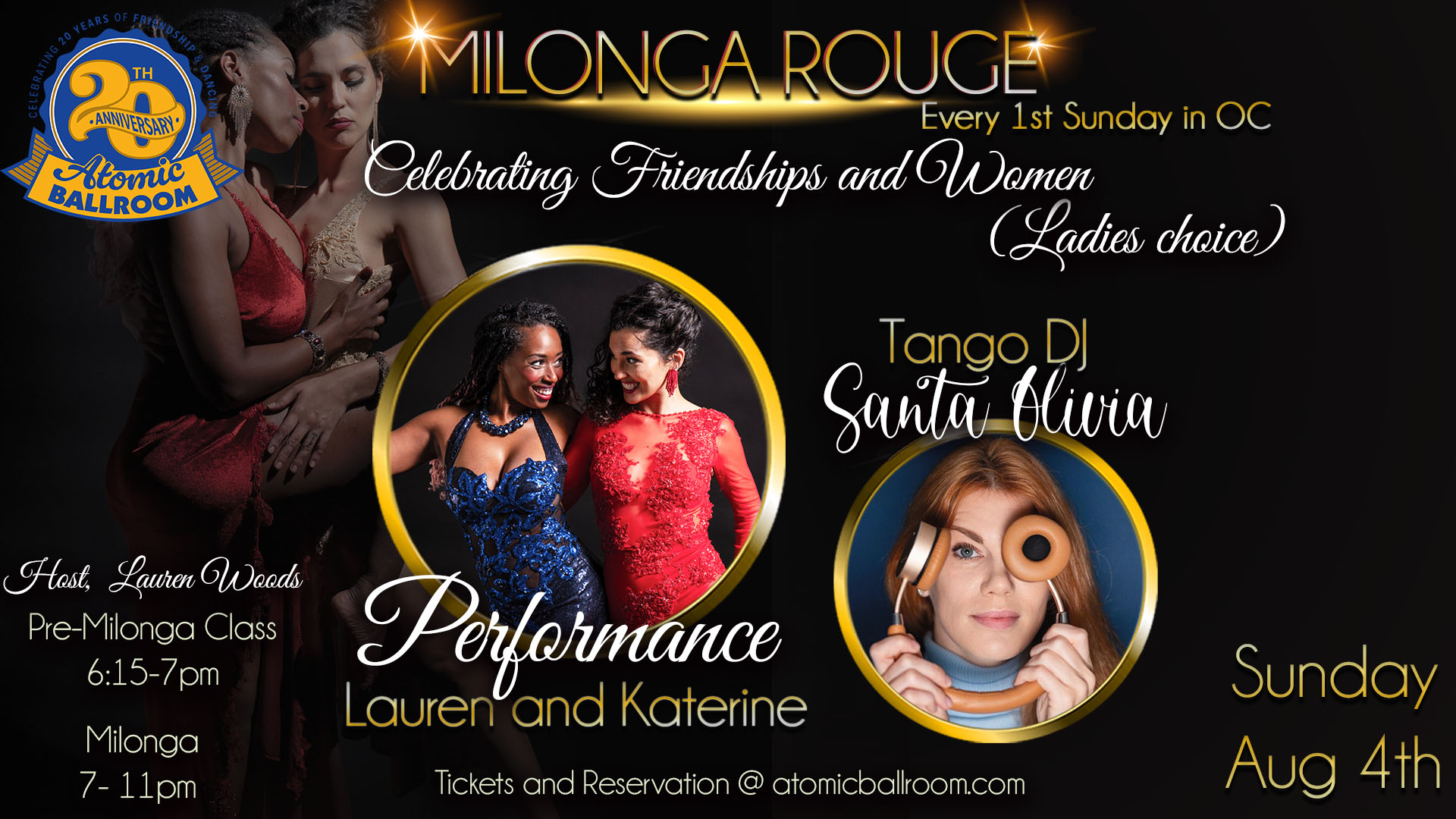 Milonga Rouge- Performance w Lauren and Katerine, OC