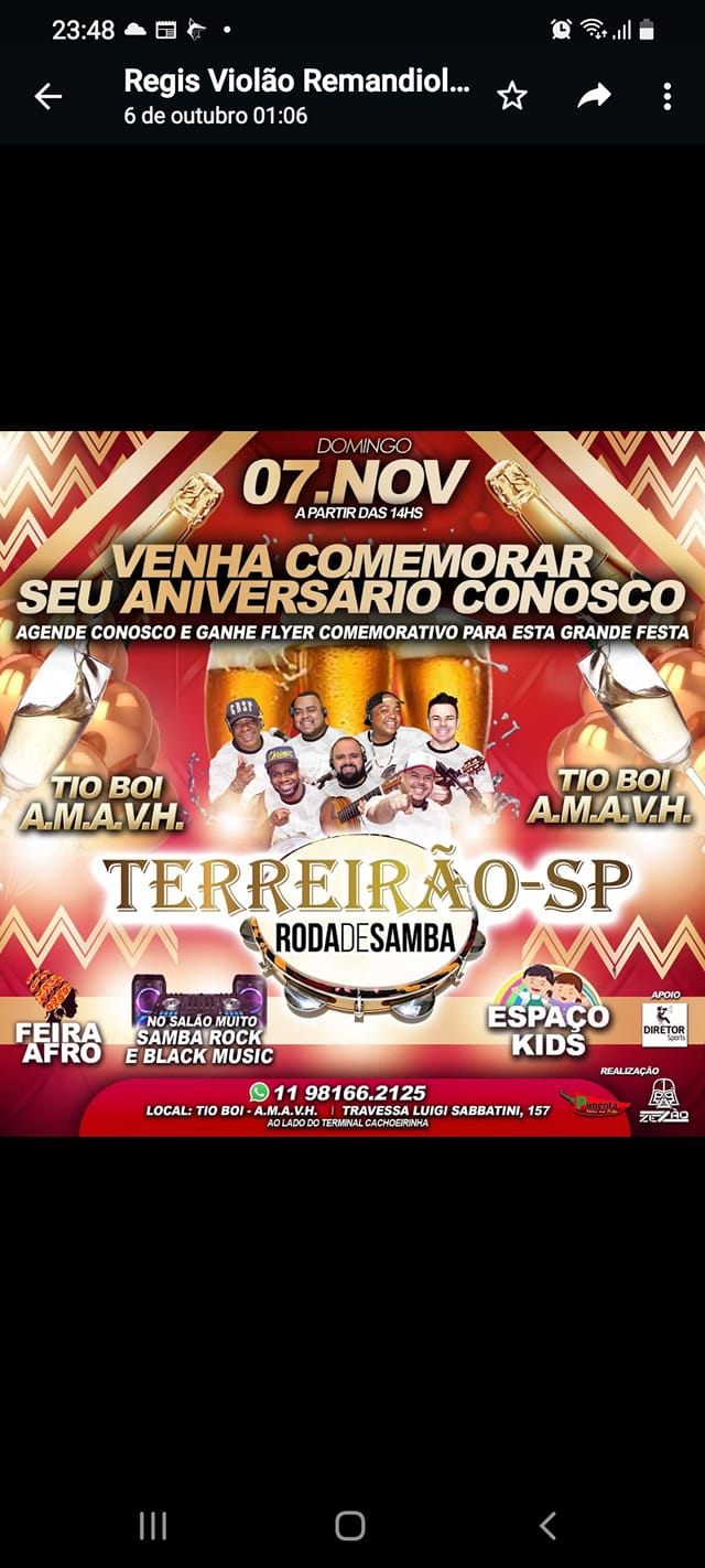 TIO BOI 2EDICÂO SAMBA, BLACK & SAMBA ROCK