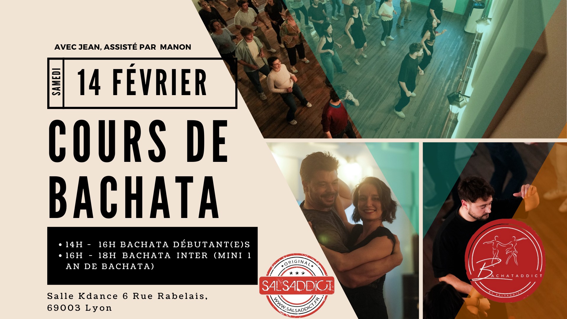 Bachata - Ateliers du mois de janvier