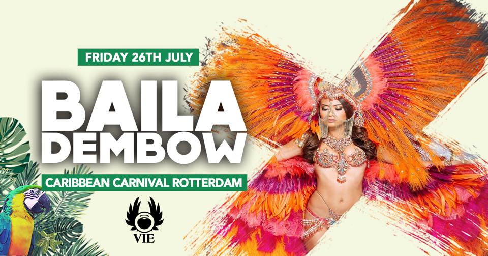 Baila Dembow: Pre-party Summer Carnival Rotterdam