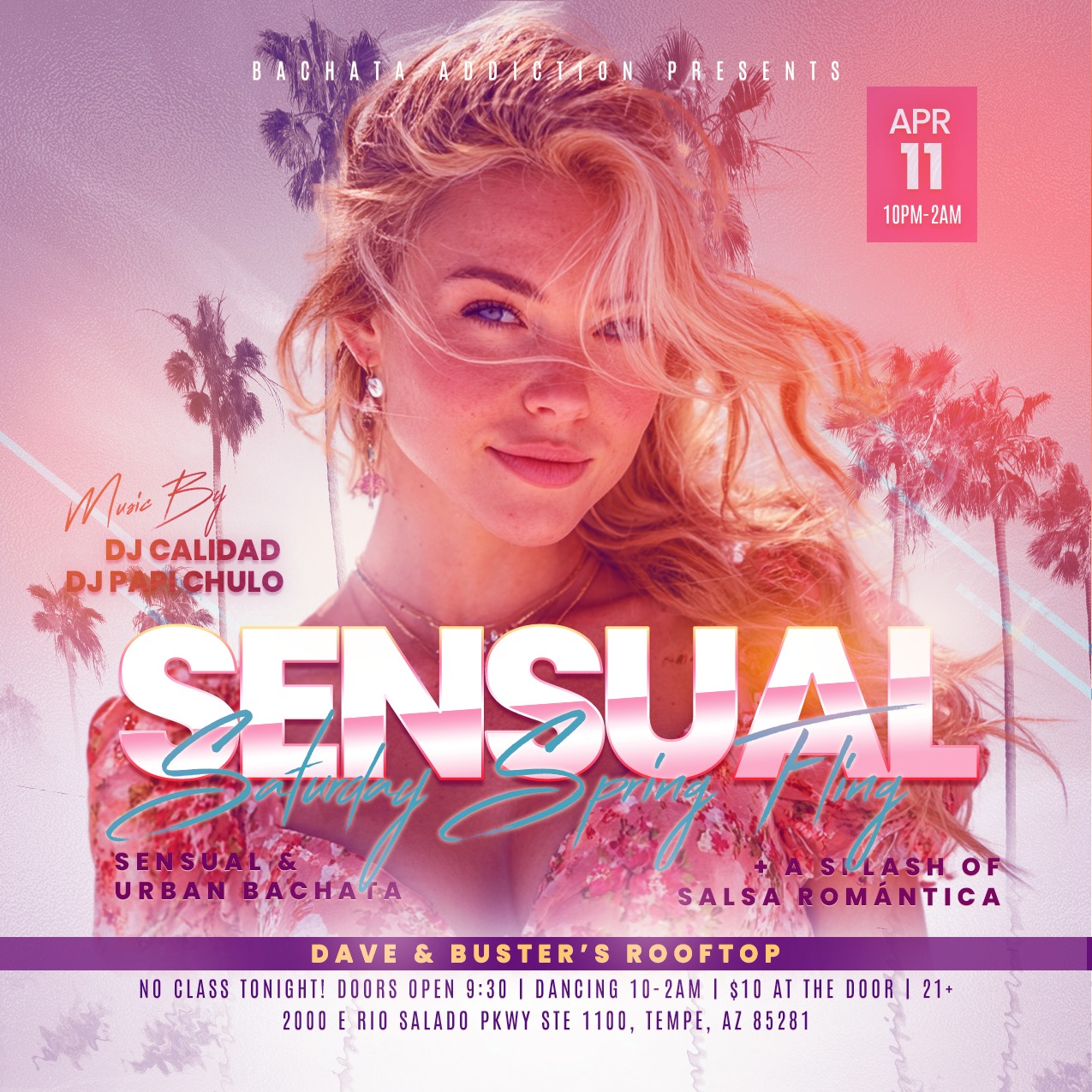 Sensual Saturday at D&B! Sensual & Urban Bachata + a Splash of Salsa!