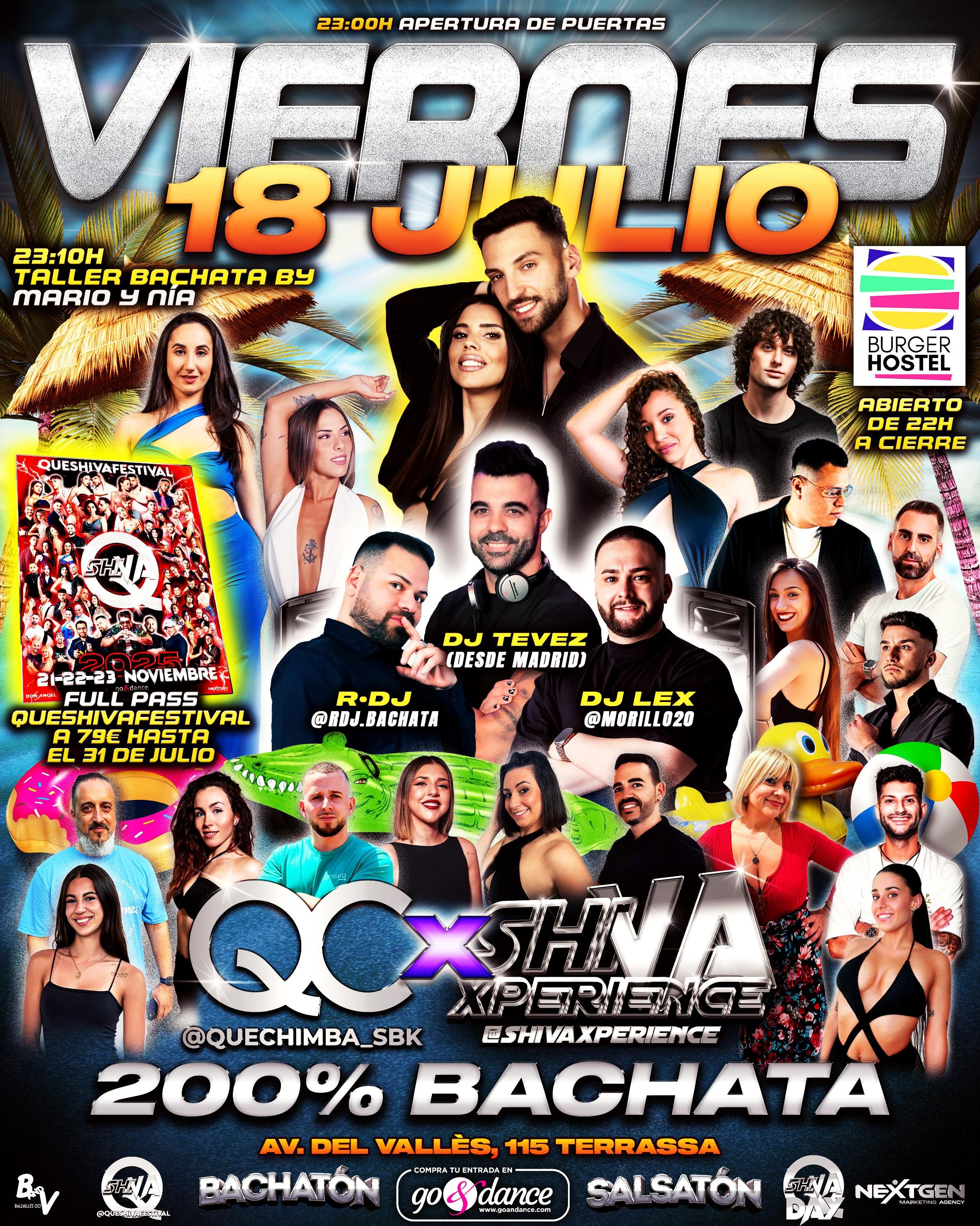 💥💥 VIERNES TERRAZA QC x SHIVA 💥💥