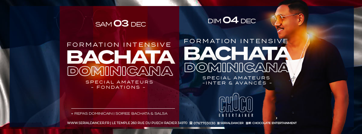 🇩🇴FORMATION INTENSIVE BACHATA DOMINICANA Amateur🇩🇴