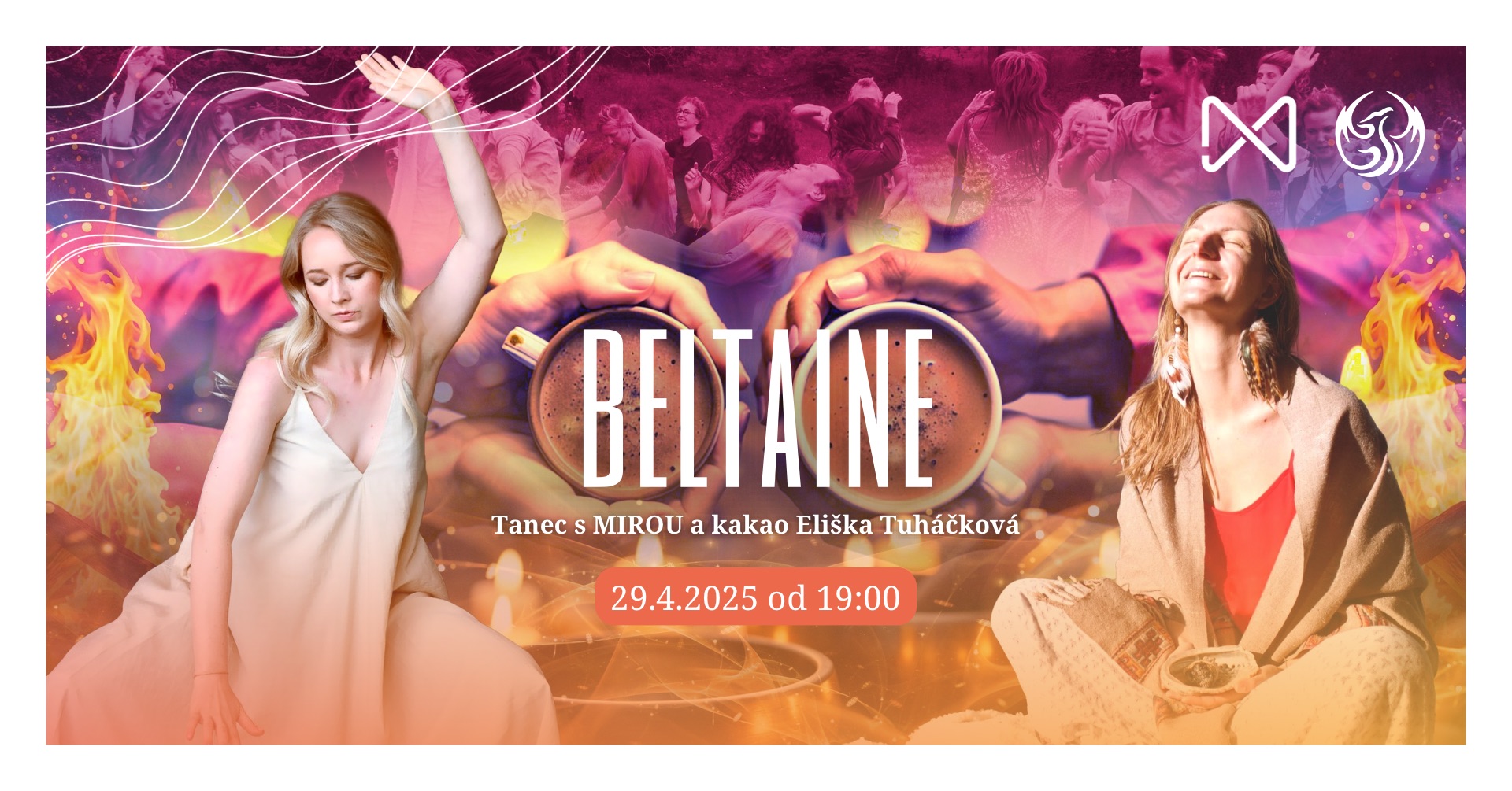 BELTAINE tanec s MIROU na lodi a kakao
