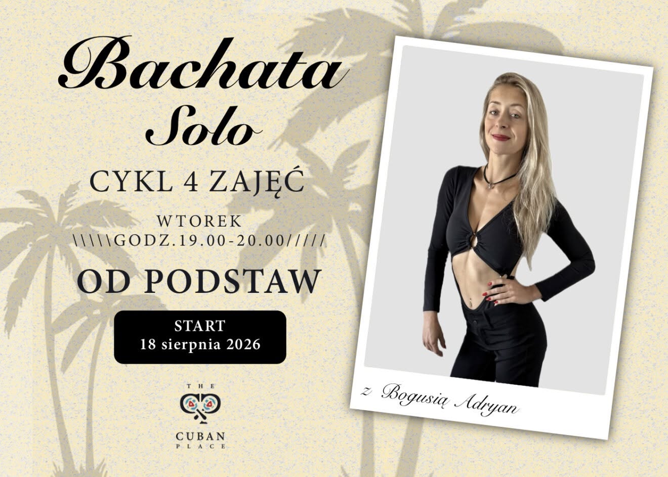 BACHATA SOLO CYKL 4 ZAJĘĆ