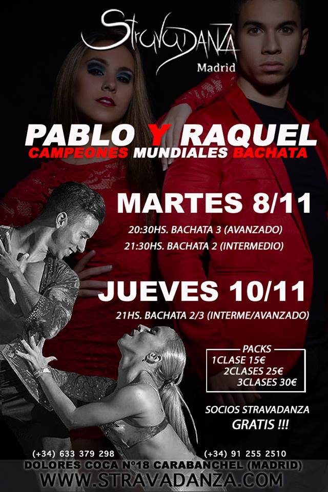 Campeones mundiales de bachata en Madrid