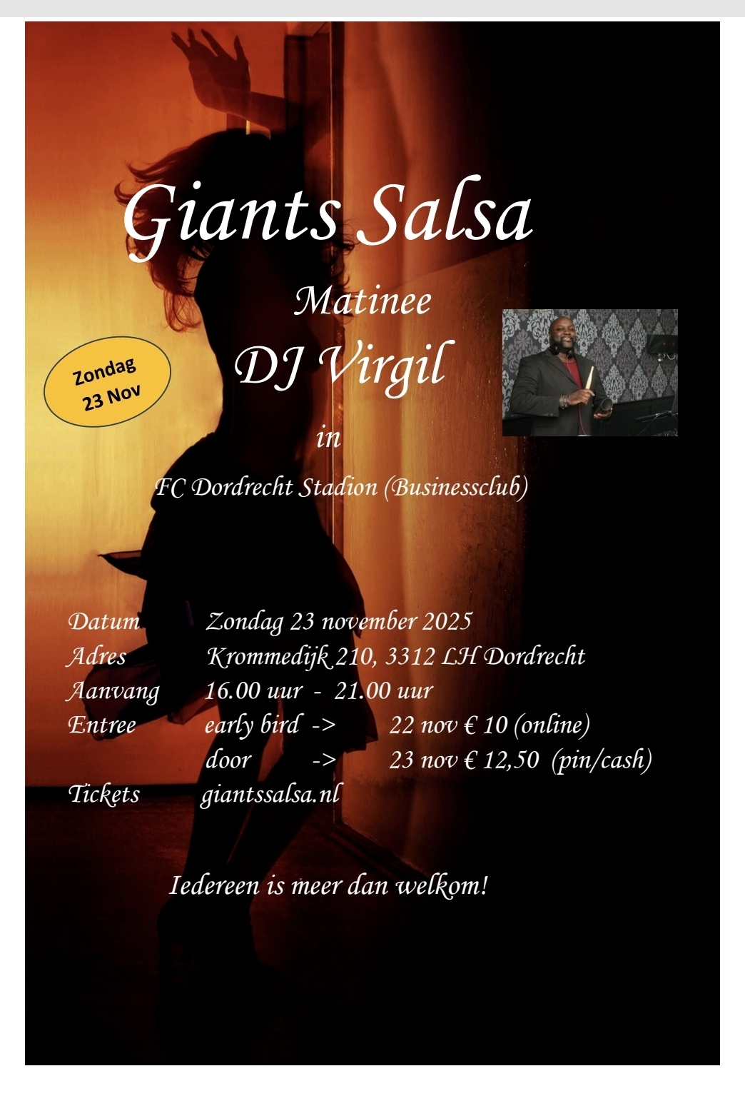 Giants Salsa Meets DJ Virgil