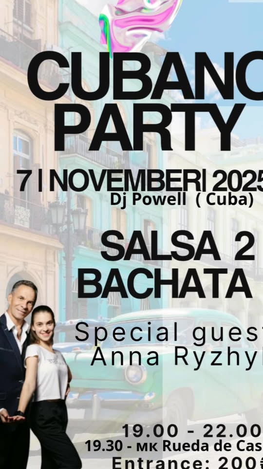 CUBANO PARTY SALSA 2 BACHATA 1