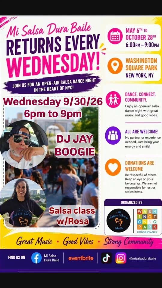 Mi Salsa Dura Baile in the park!