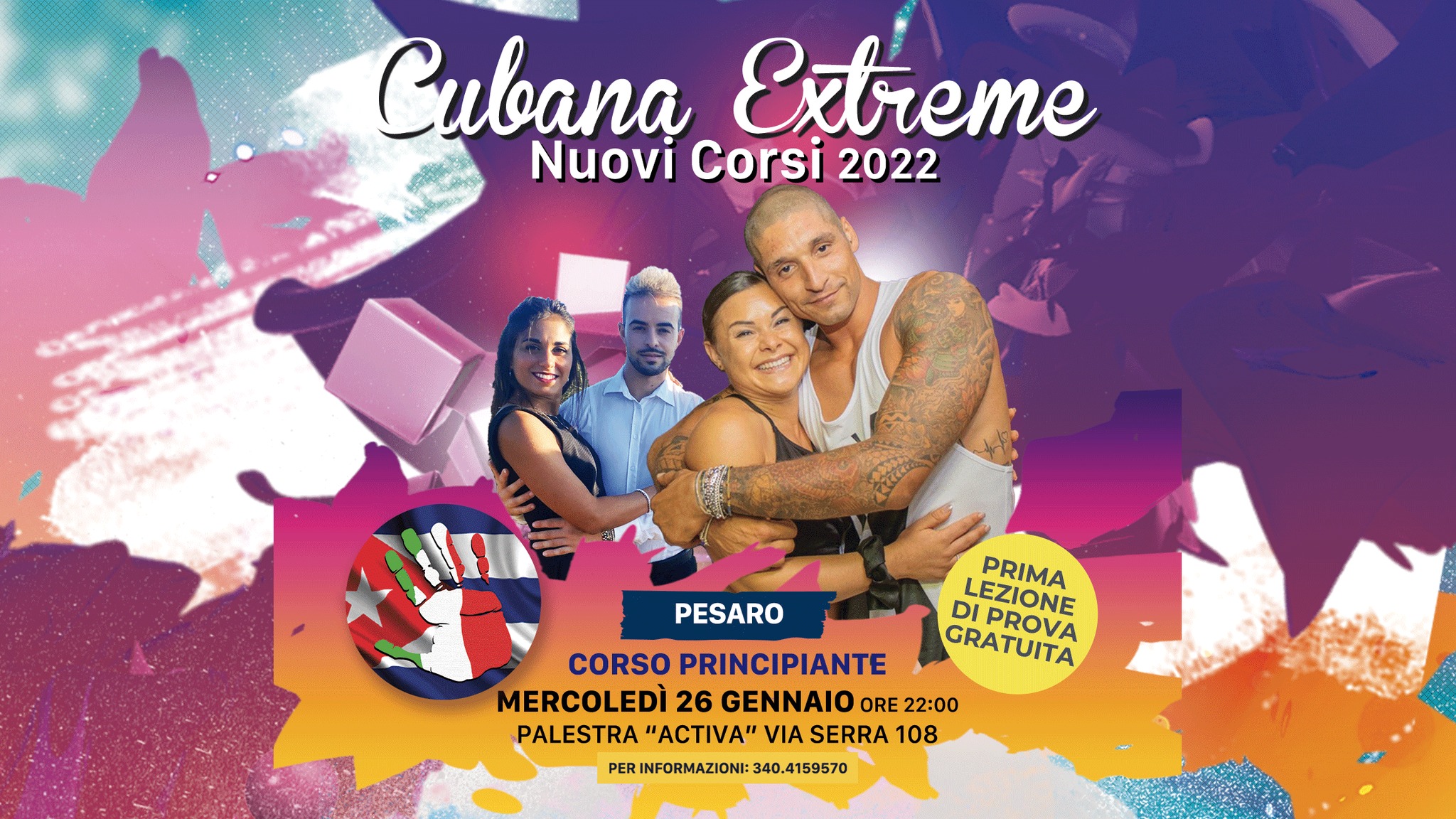 Nuovi Corsi di Ballo Cubana Extreme Pesaro