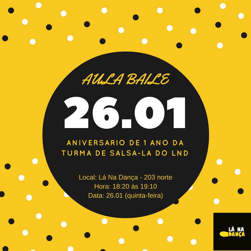 Aniversário de 1 ano da turma de Salsa La