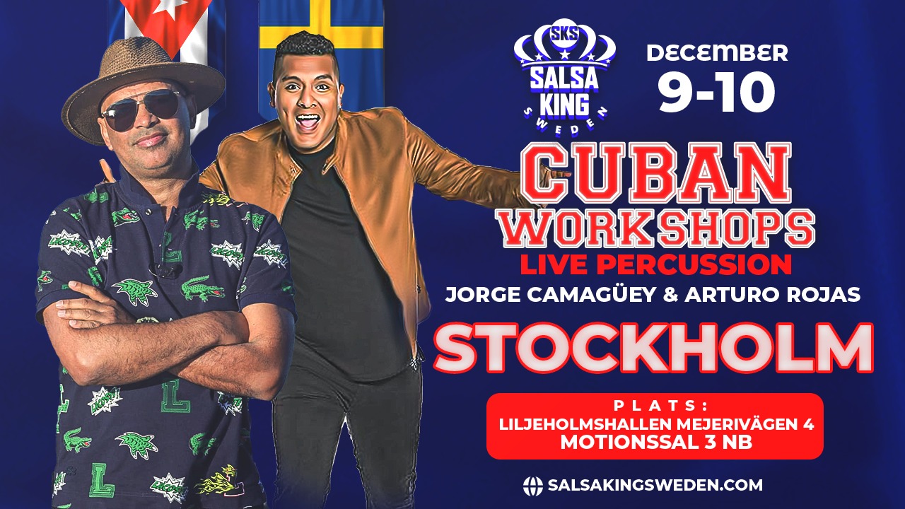 Cuban Workshops with Jorge CamagĂĽey & Arturo Rojas 9-10 december