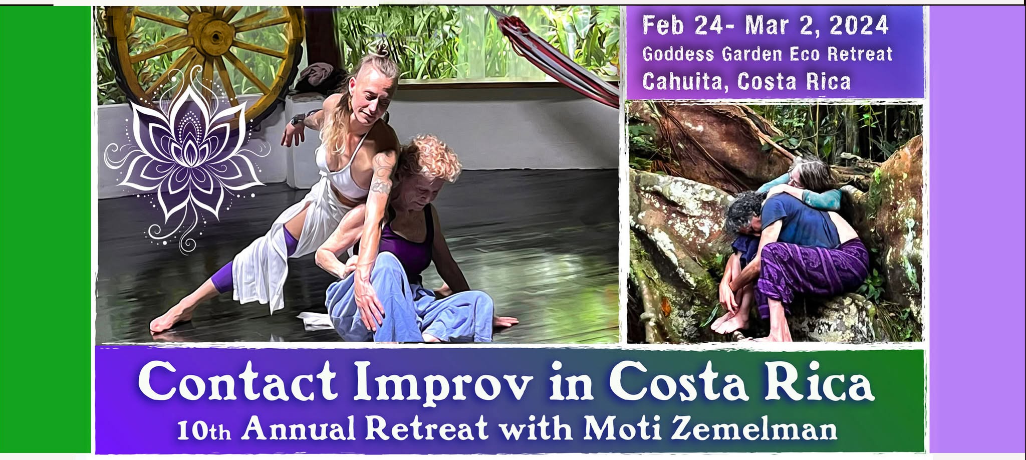 10th Annual Contact Improv Retreat in Costa Rica w Moti