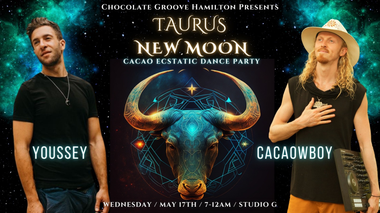 Chocolate Groove Hamilton - NEW MOON IN TAURUS Cacao Ecstatic Dance Party