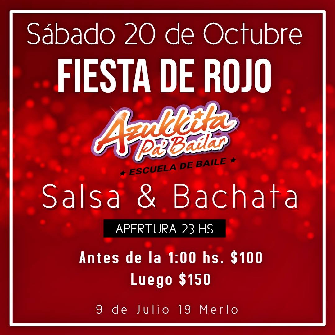 Fiesta de Rojo Salsa y Bachata