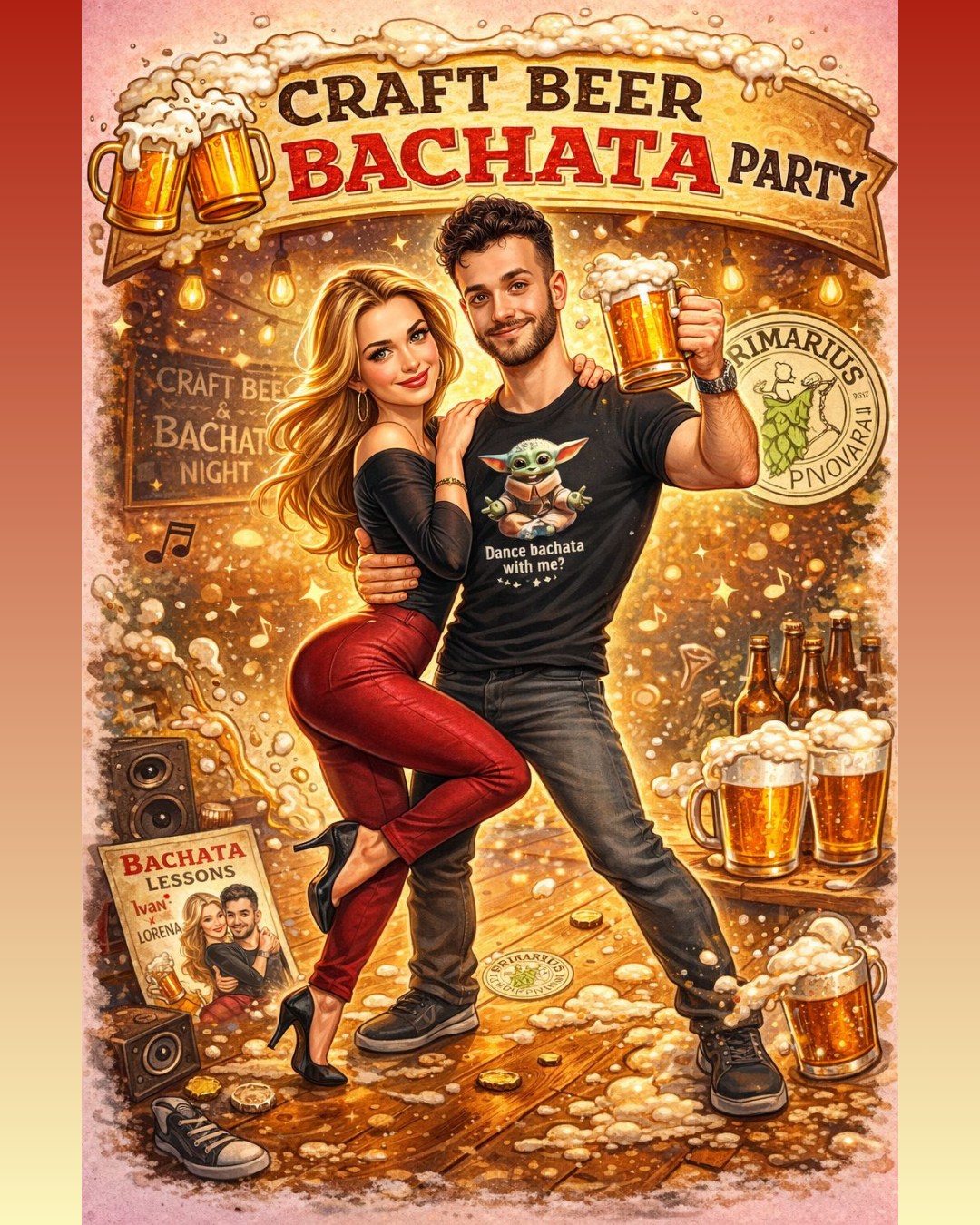 🍻💃 CRAFT BEER BACHATA PARTY 📅 20.02. Petak 🔥 Jedinstveni plesni doživljaj 🔥