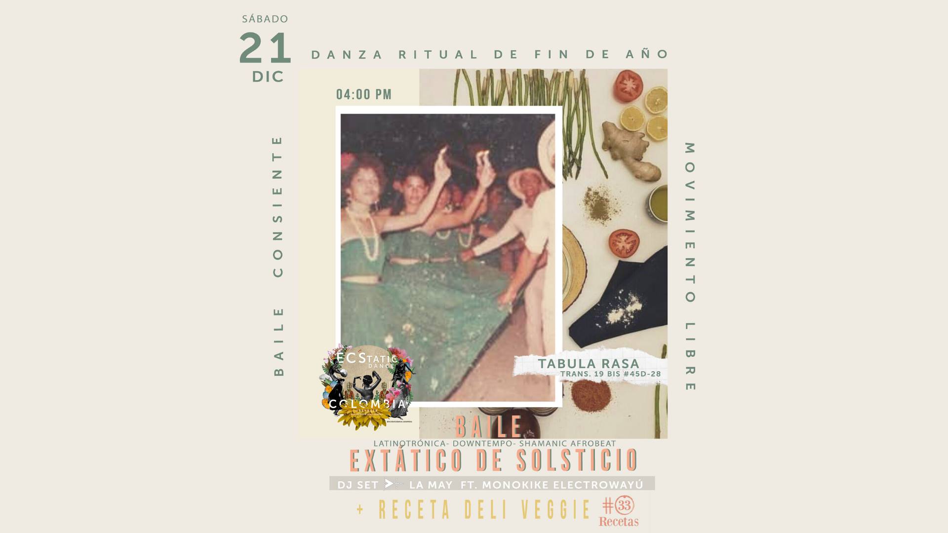 Baile Extático de Solsticio+ Receta Deli Veggie 33 Recetas