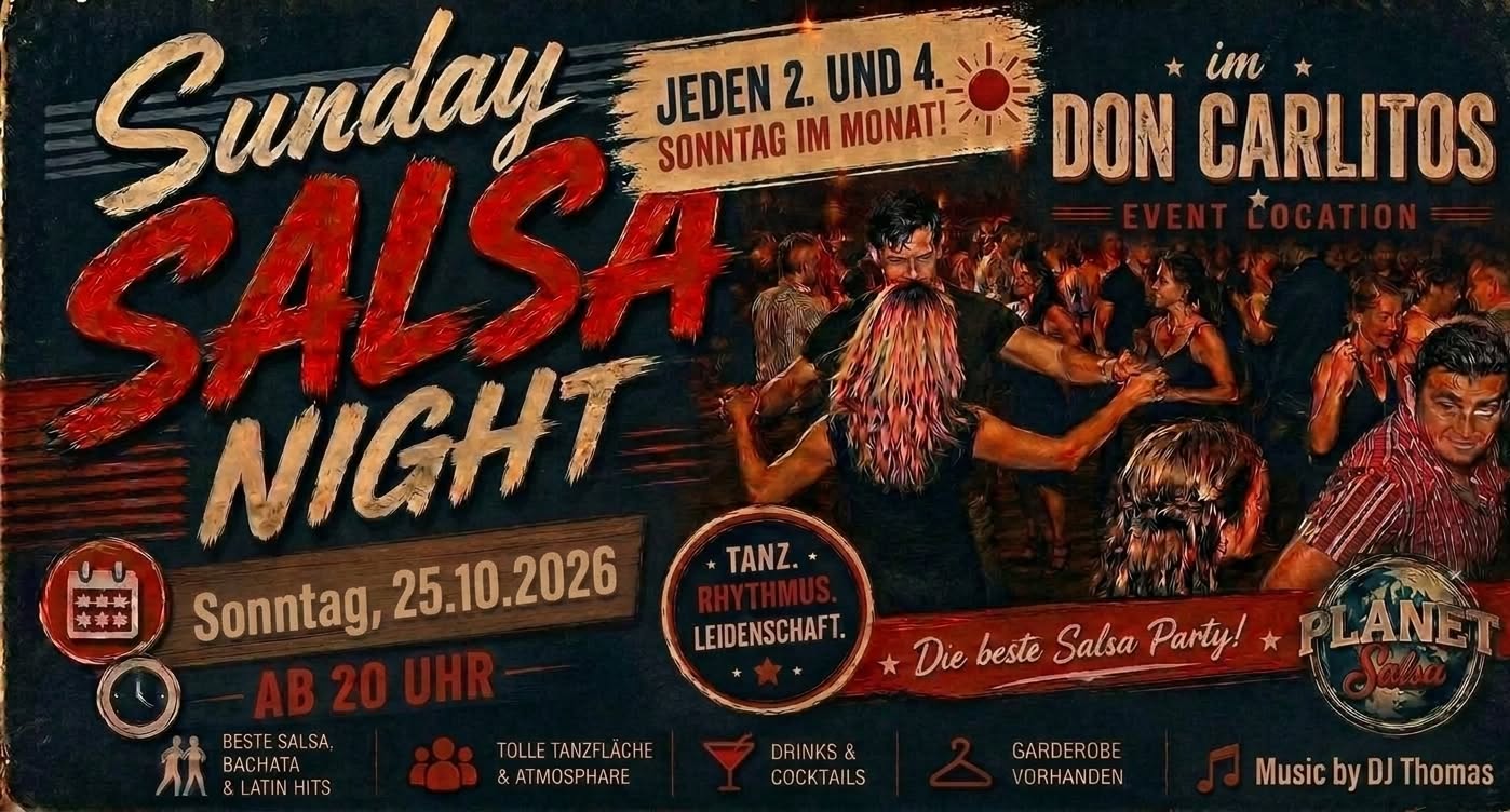 SUNDAY SALSA NIGHT im DON CARLITOS