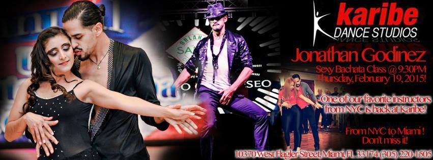 Sexy Bachata Workshop with Jonathan Godinez in Miami, FL!
