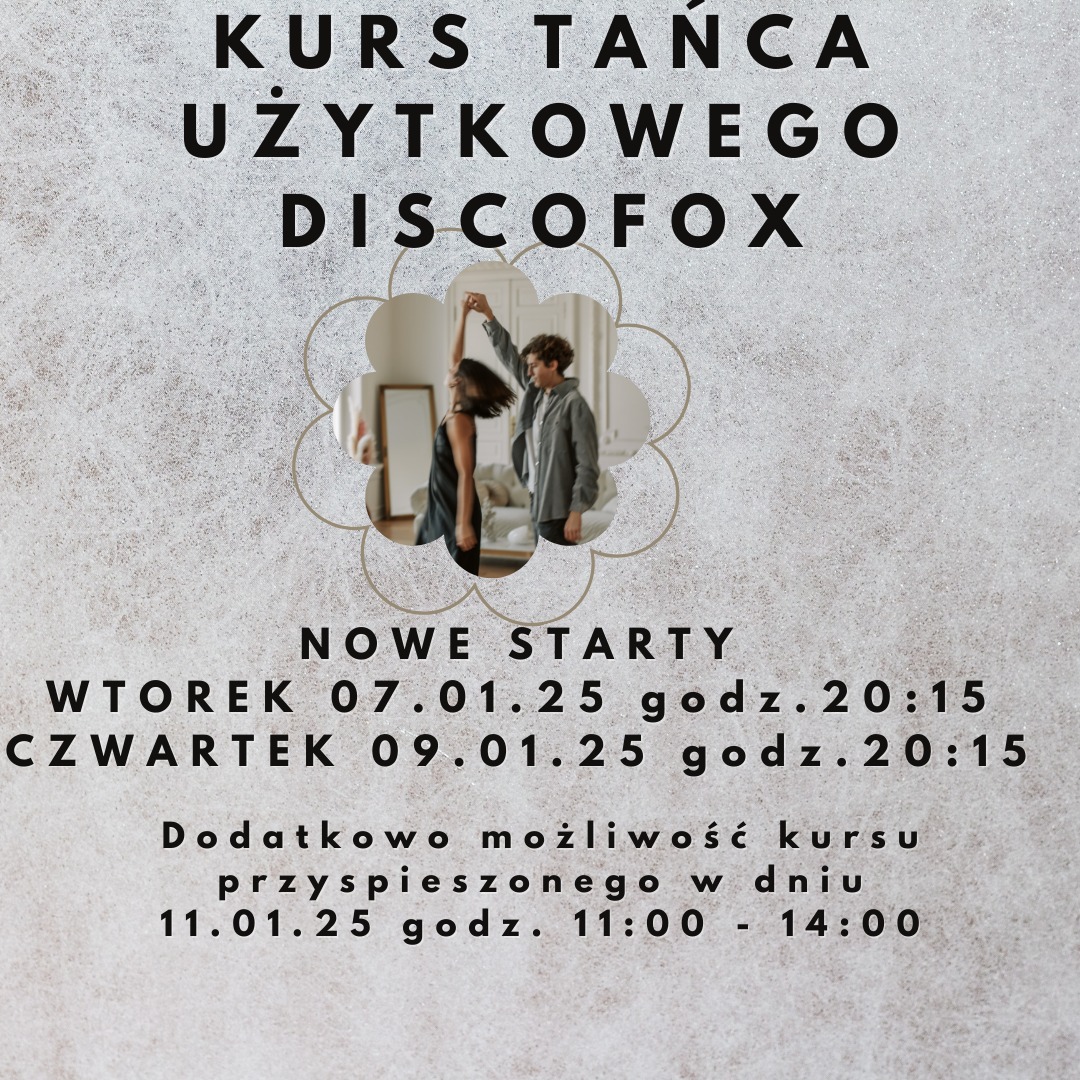 Discofox Taniec Idealny na Wesela, Imprezy i do Klubu Kurs na Karnawał