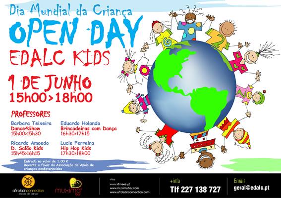 OPEN DAY - Dia Mundial da Criança - 01 de Junho