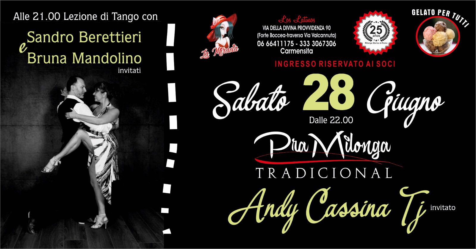 Torna in consolle Andy Cassina a La”fresca’ Mirada❄️La tradicional del sábado 🎼