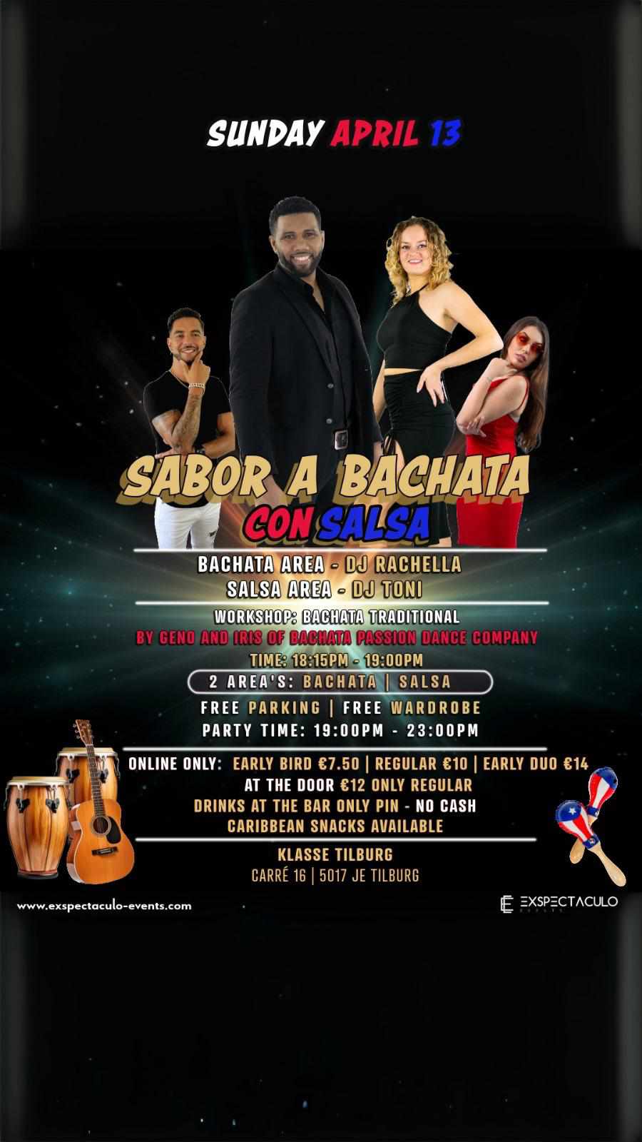 SABOR A BACHATA con SALSA 2 AREAS WS Bachata Passion