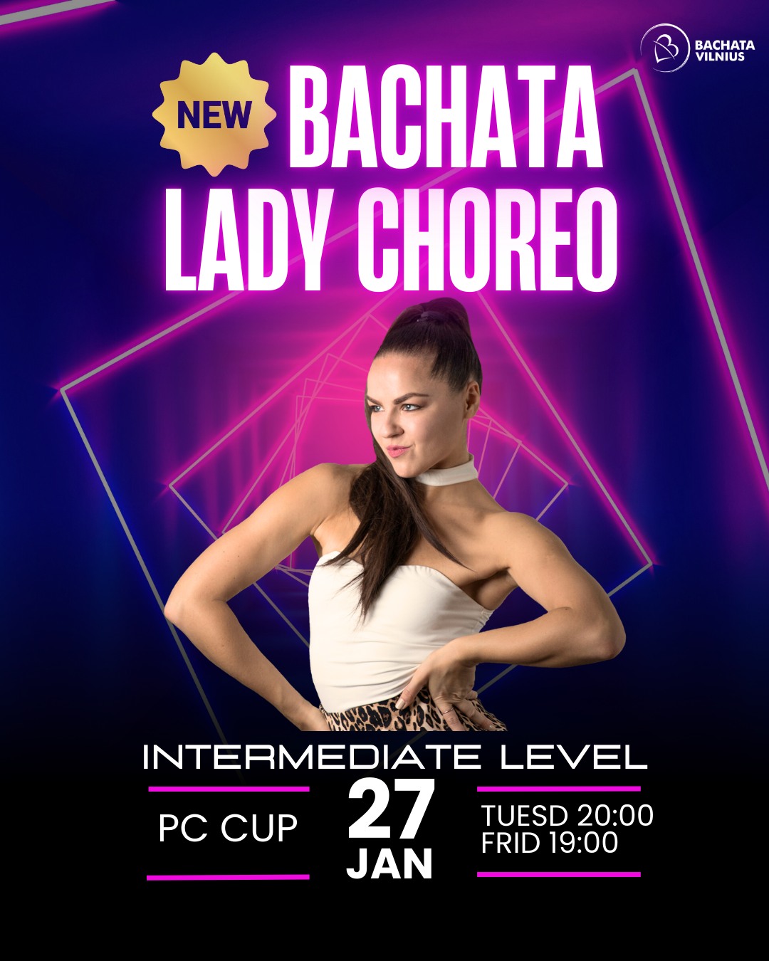 NAUJA Bachata Lady Choreo su Indre 💜 Šokančioms 1 metus +