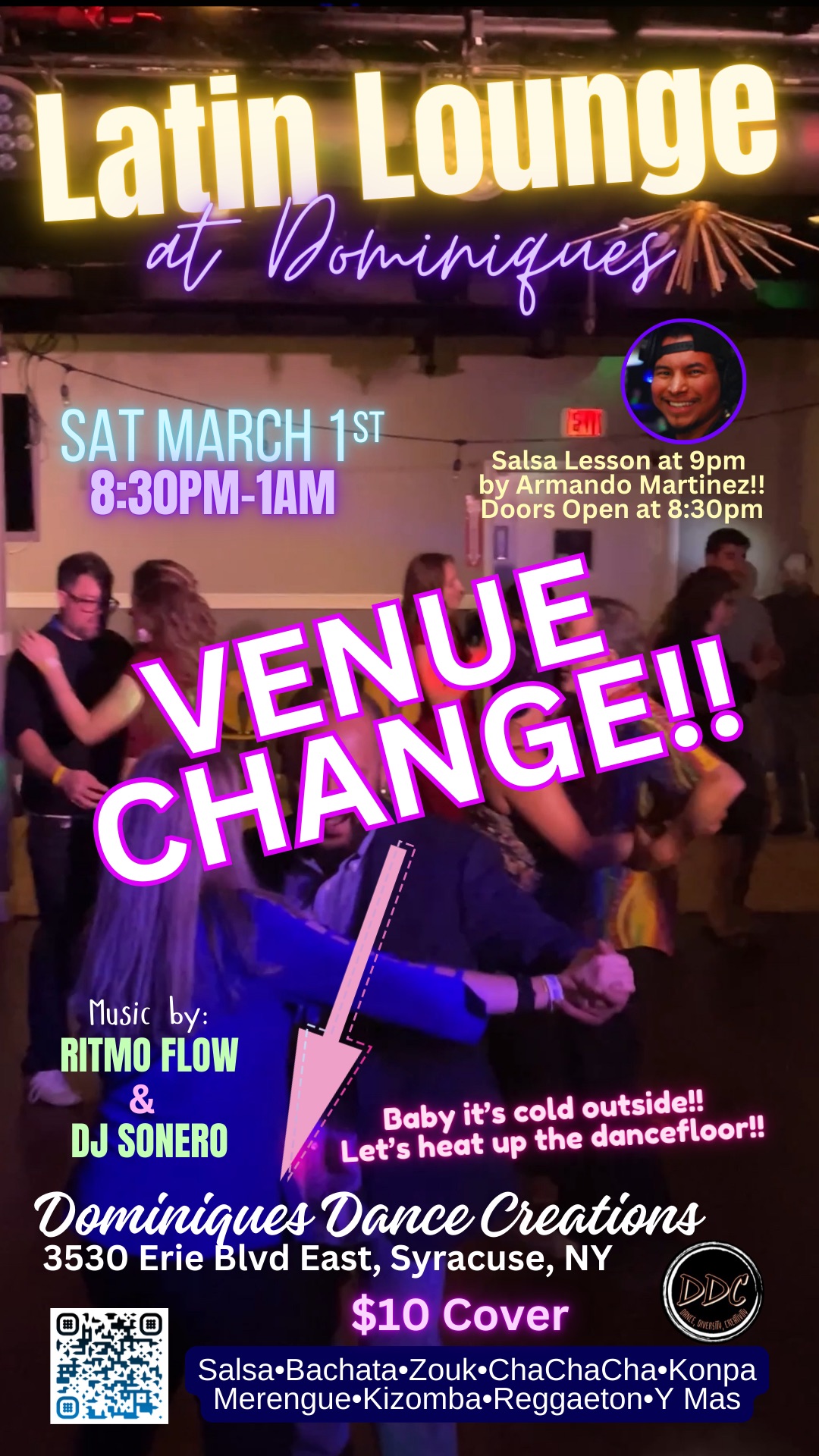 Latin Lounge at Dominique’s!!