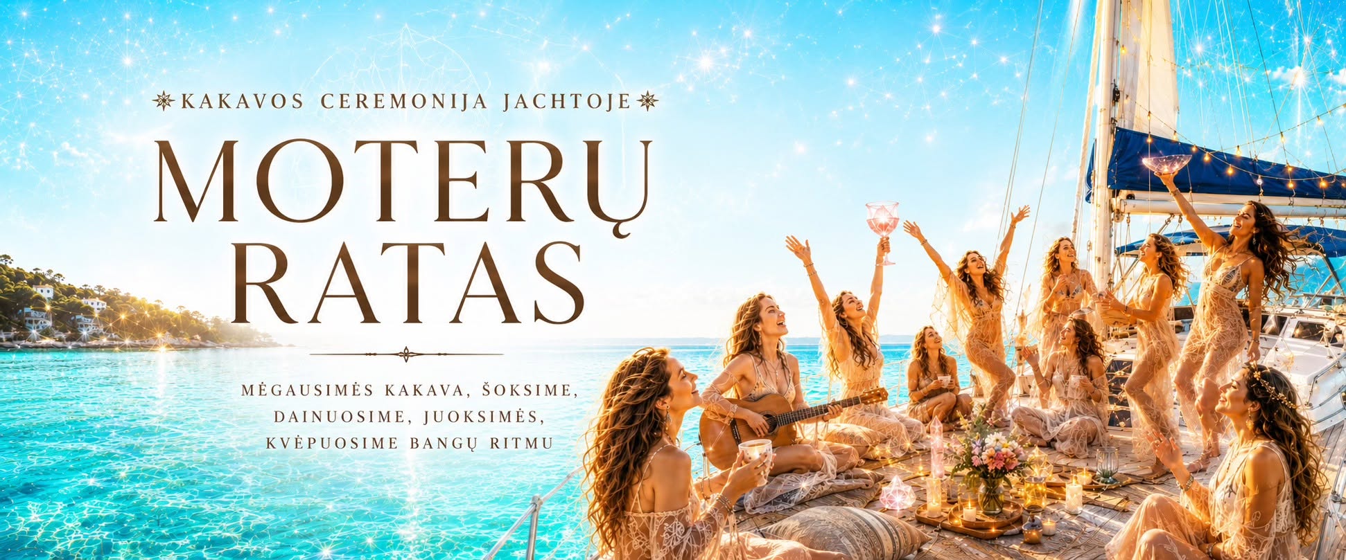 Moterų ratas jachtoje