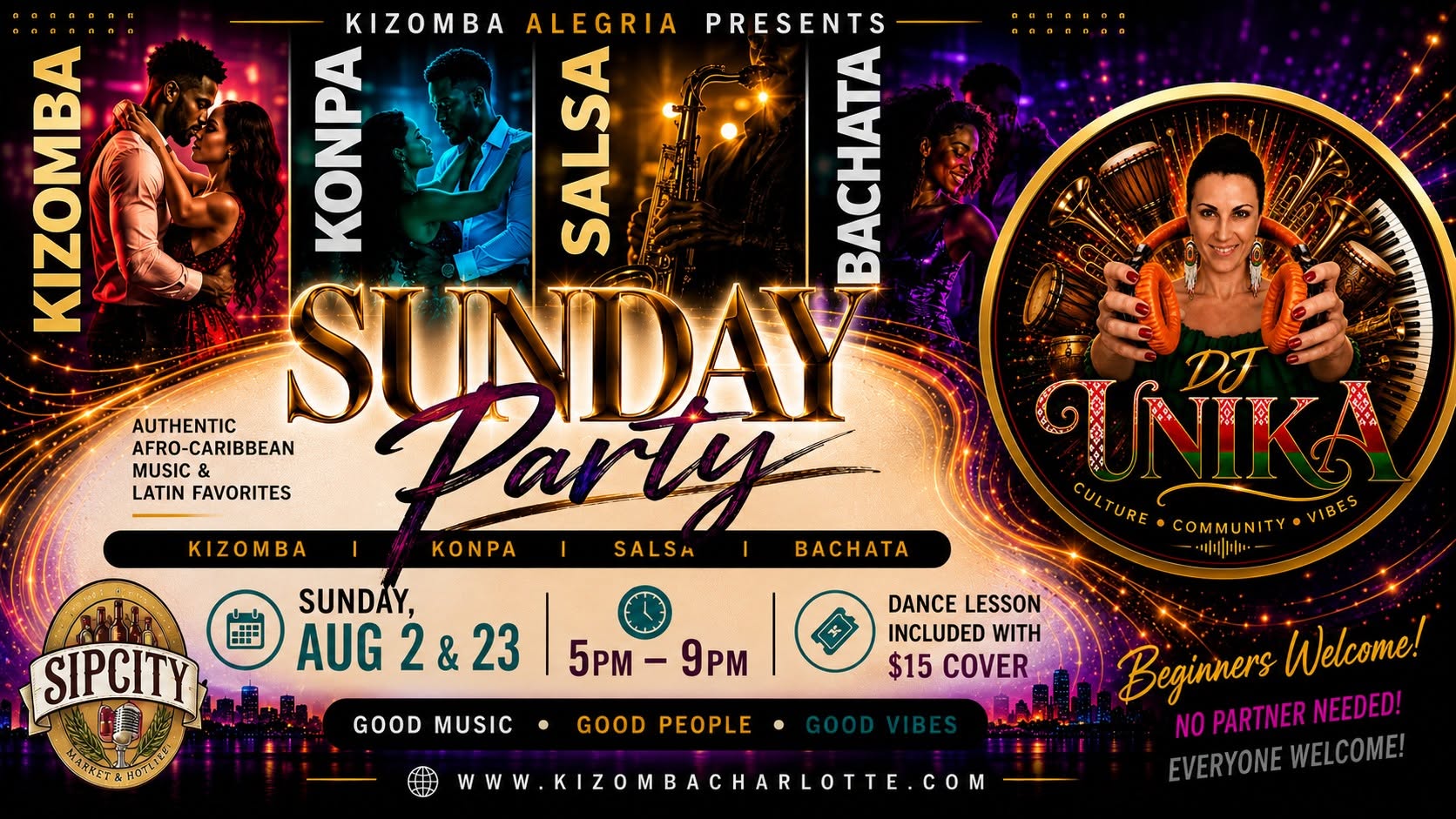 Dia de Alegria - Sunday DAY Latin and Kizomba Social (with Lesson!)