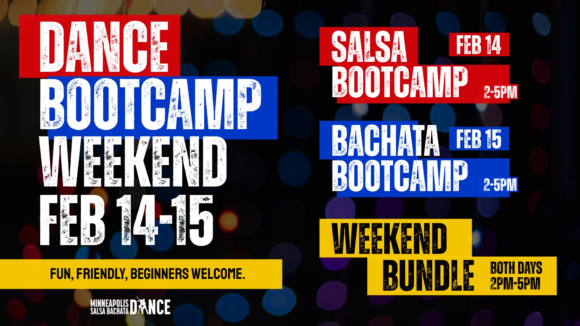 DANCE BOOTCAMP WEEKEND SALSA & BACHATA