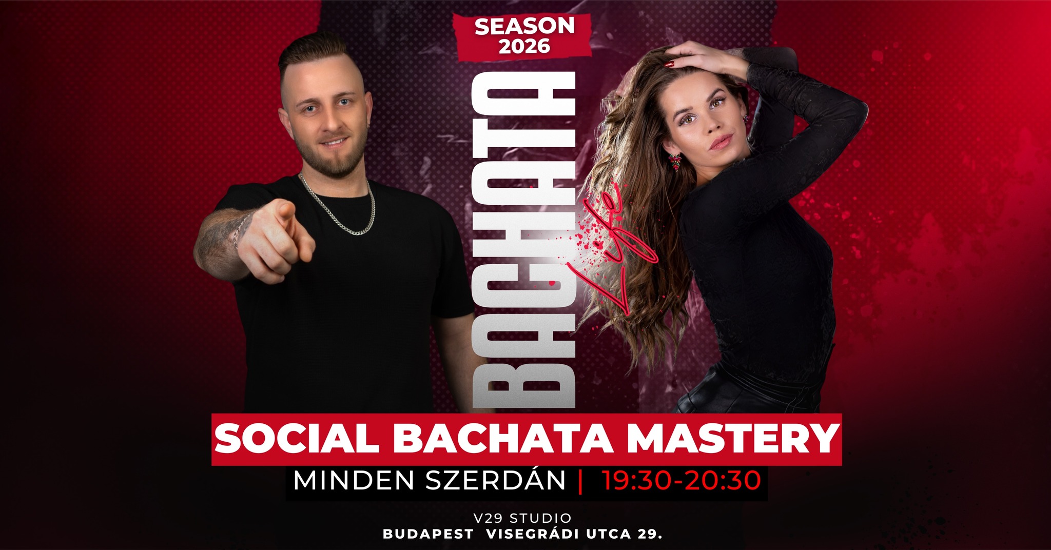Social Bachata Mastery Tanfolyam Minden Szerdán 19:30-20:30
