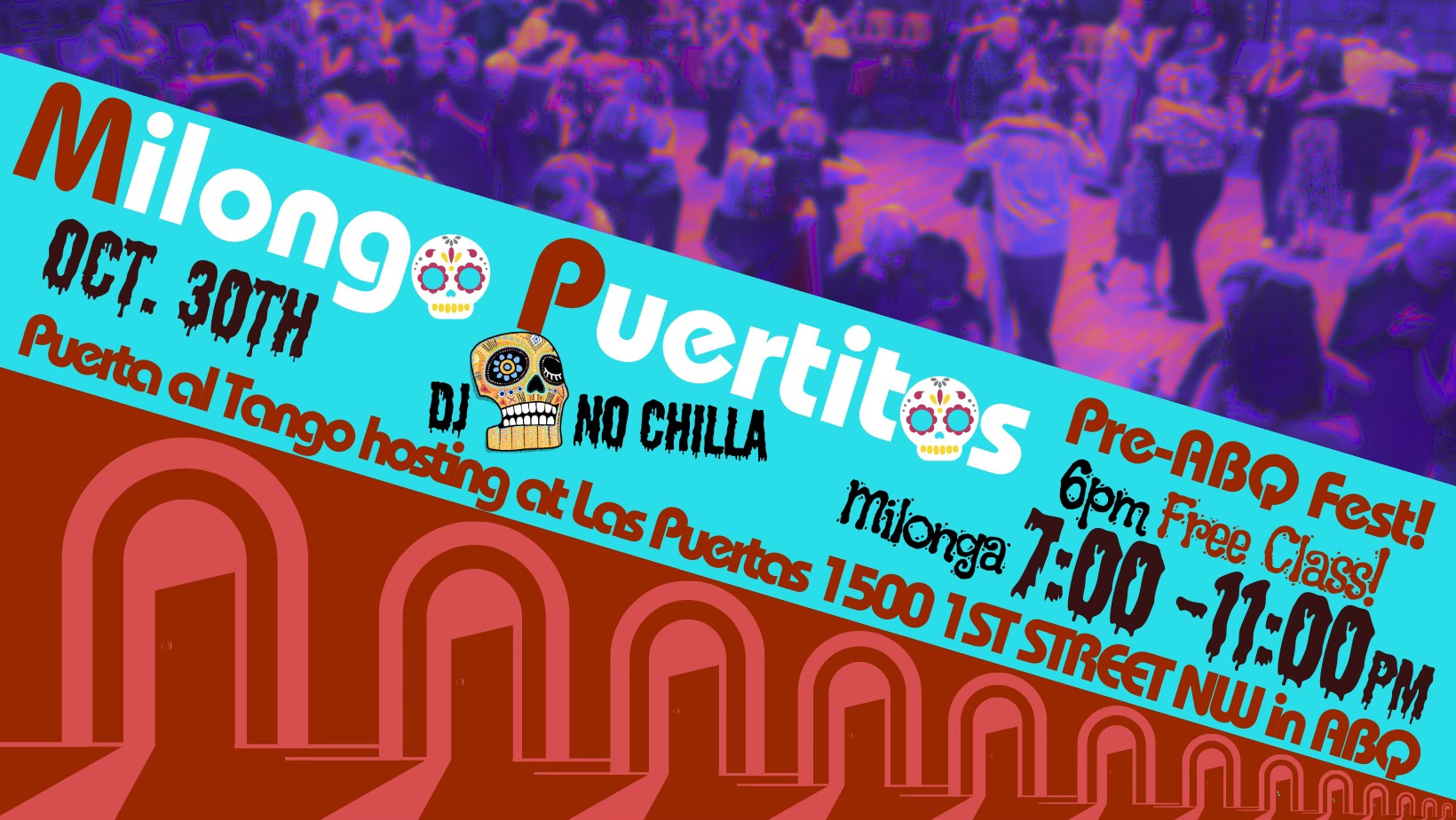 Milonga Puertitas ("little doors") pre-ABQ Fest Oct 30th!