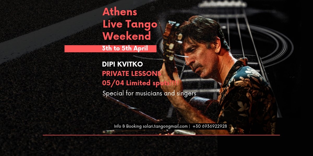 DIPI KVITKO Private Lessons in Athens Tango Weekend