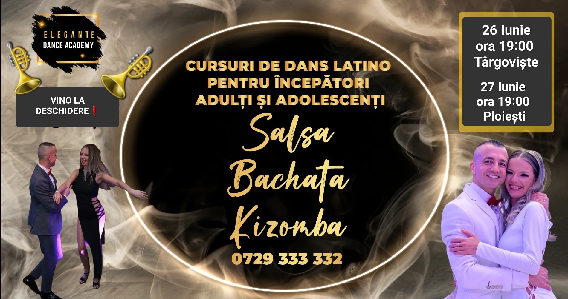 Curs nou de Salsa & Bachata pentru începători la Târgoviște și Ploiești