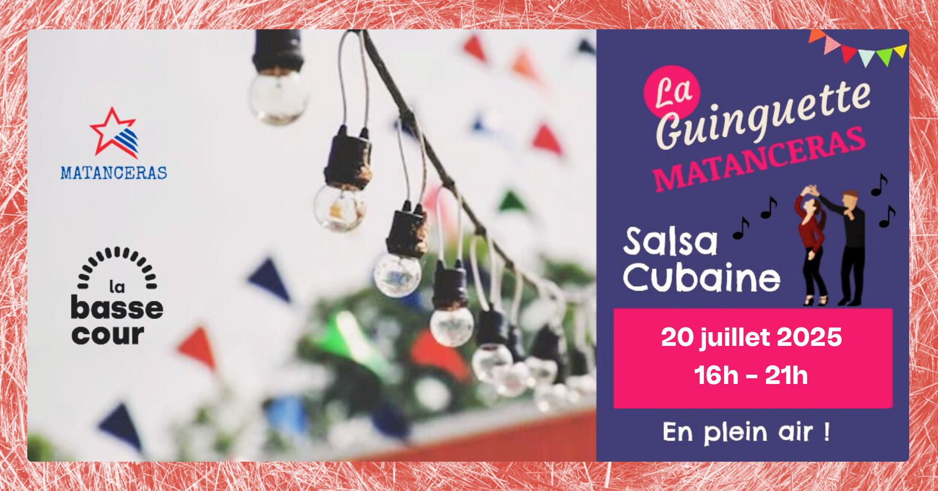 Guinguette salsa Matanceras Initiation et soirรฉe salsa cubaine La Basse Cour