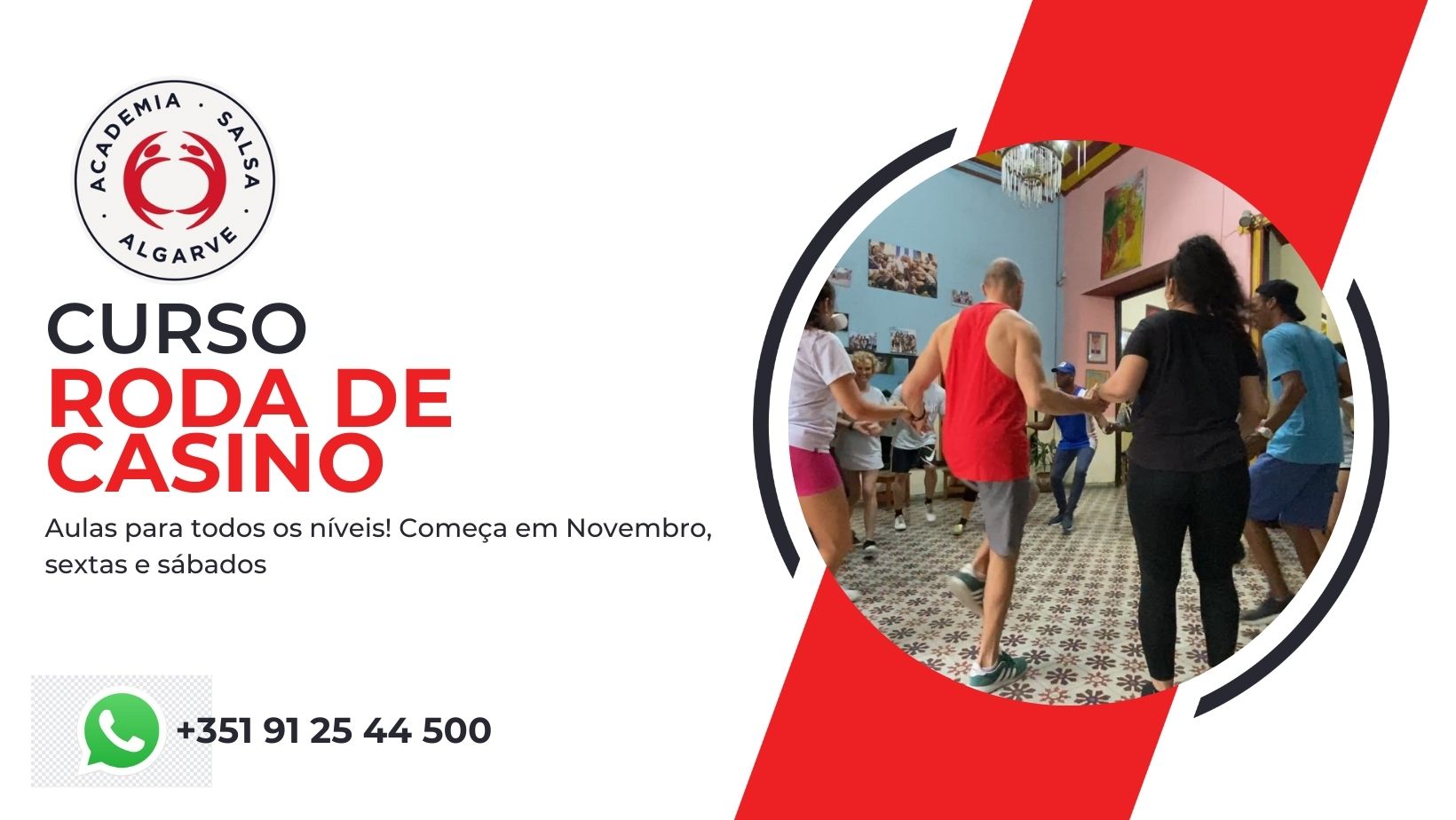 Curso de Roda de Casino e Salsa Cubana