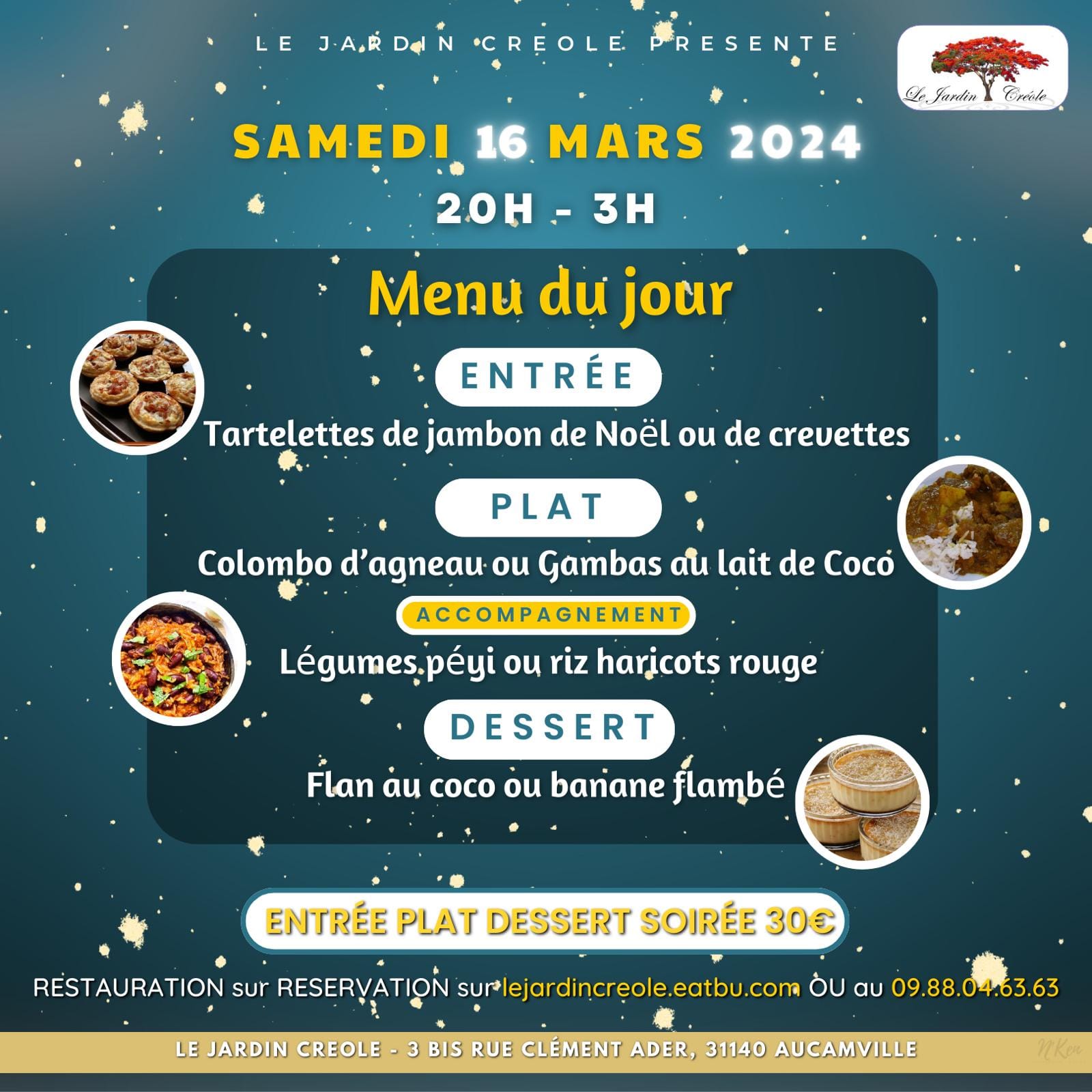 DINER DANSANT LES ANNEES OUBLIEES